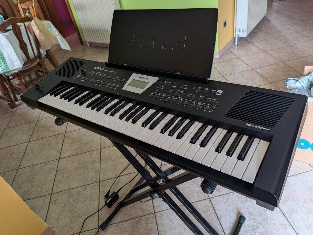 Synthétiseur Roland BK-3 + Ampli & Accessoires, 61 touches, Roland, Comme neuf, Enlèvement