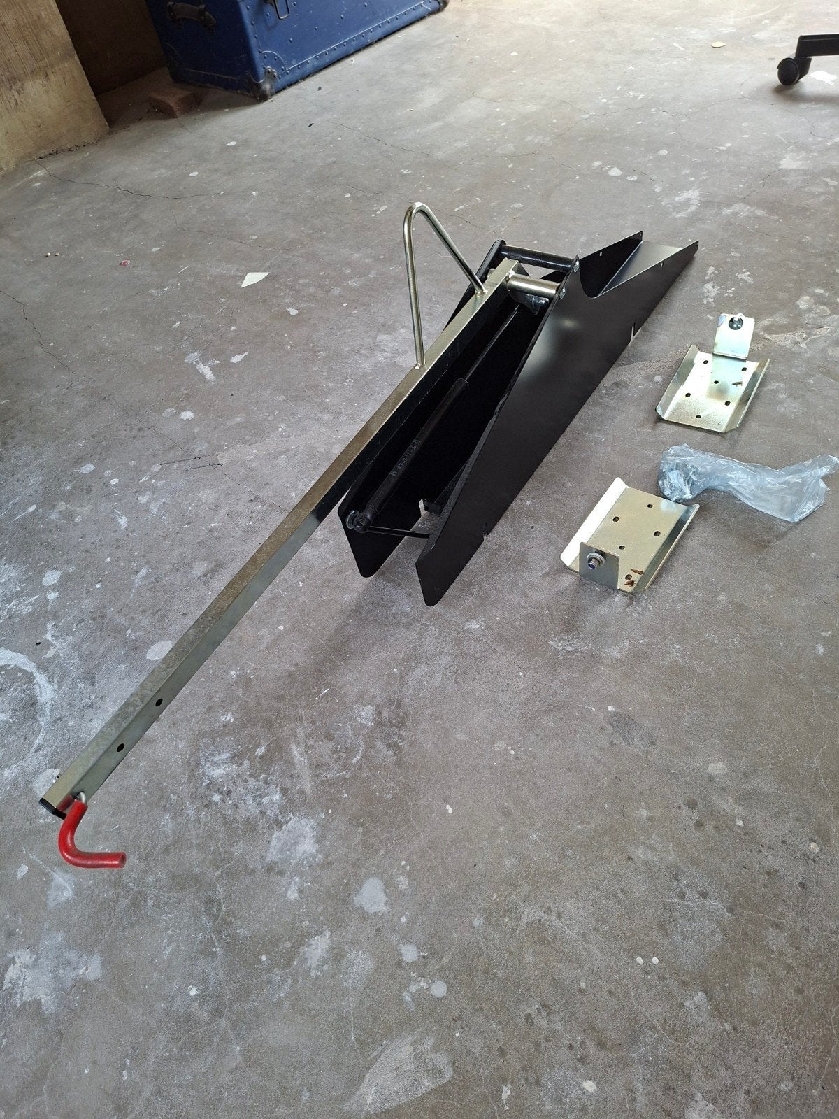 Velowup fiets ophang systeem, Ophalen