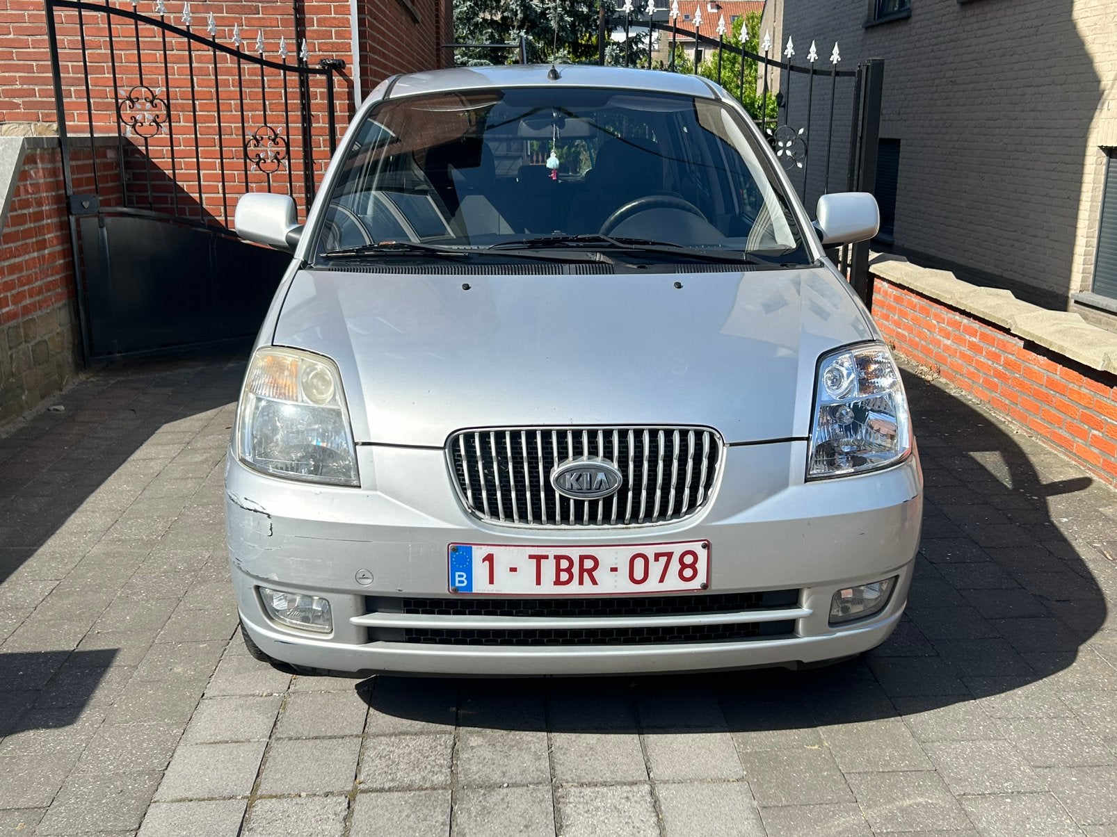 Kia picanto, Stof, Zwart, 65 kW, 5 deurs