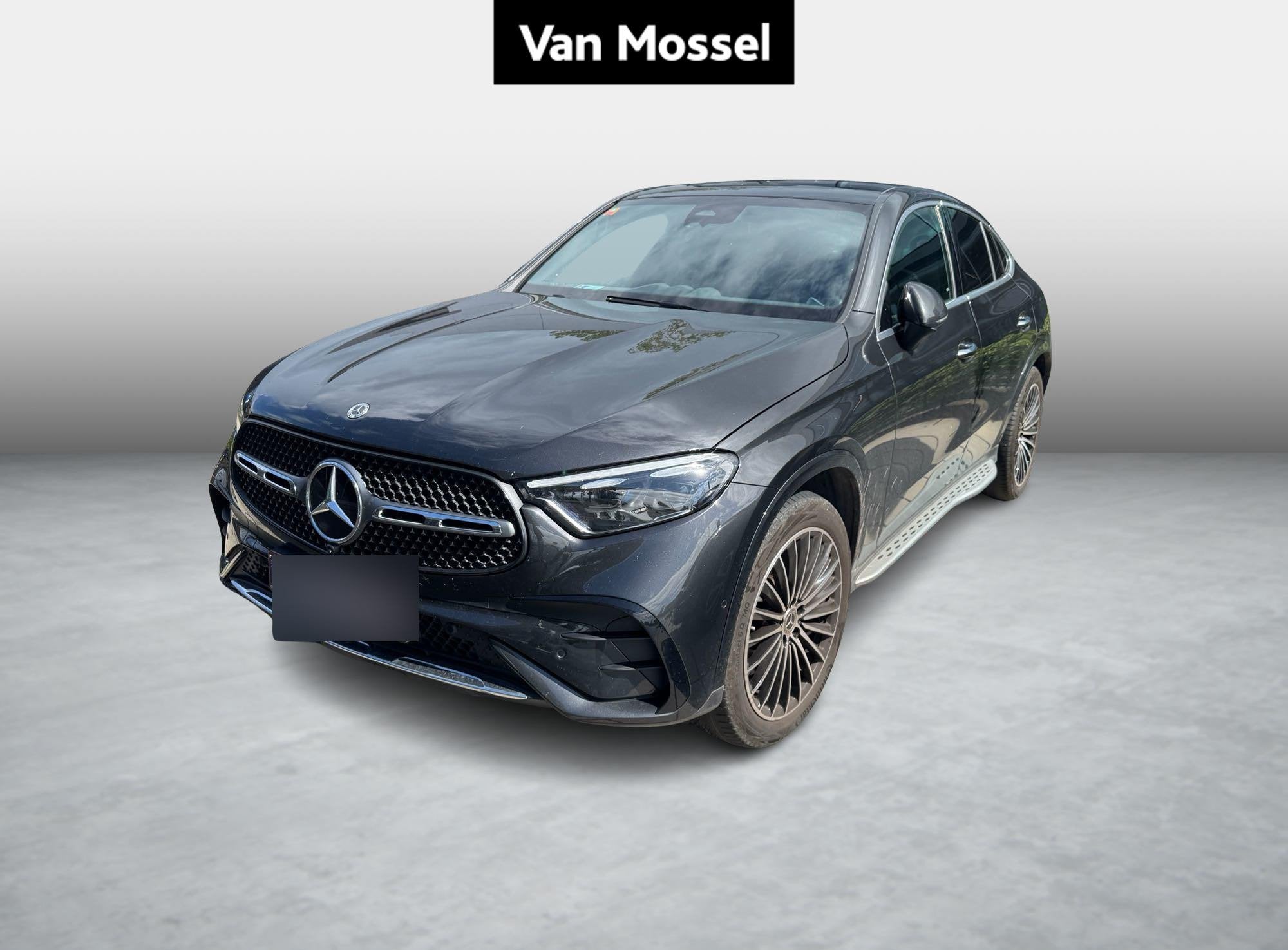 Mercedes-Benz GLC GLC 220 d Coupé AMG Line + AIRMATIC + LED, Autos, Argent ou Gris, Euro 6, Entreprise, Noir