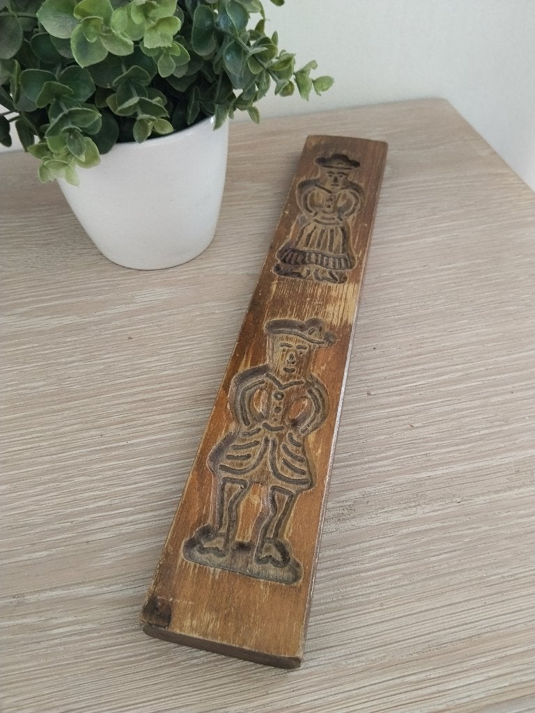 vintage houten speculaas vorm, Ophalen of Verzenden, Gebruikt, Hout, Vintage