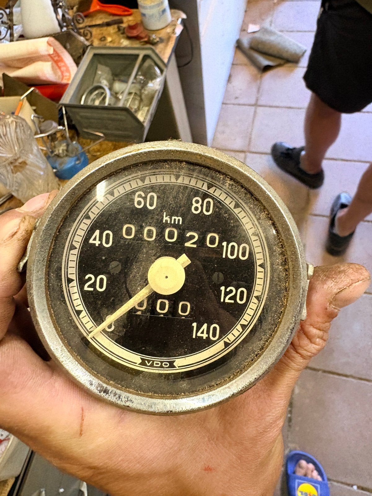 Compteur jeep Willys d’époque, Auto-onderdelen, Ophalen, Jeep