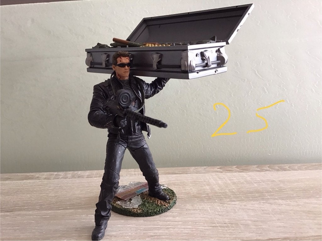 Terminator 3 coffin scene Arnold schwarzenegger, Enlèvement