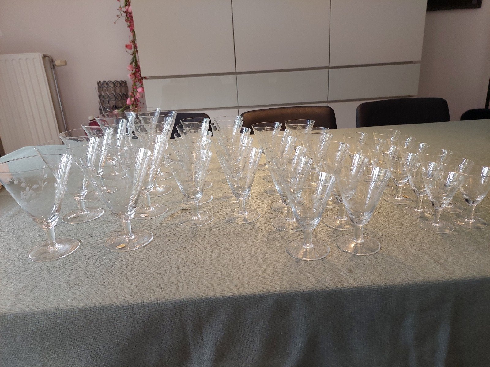 verres cristal Art deco, Enlèvement