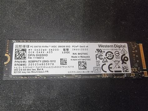 512Gb 256Gb SSD WD SN730 NVMe M.2 Type 2280 Gen 3x4, Intern, Gebruikt, SSD, Ophalen of Verzenden