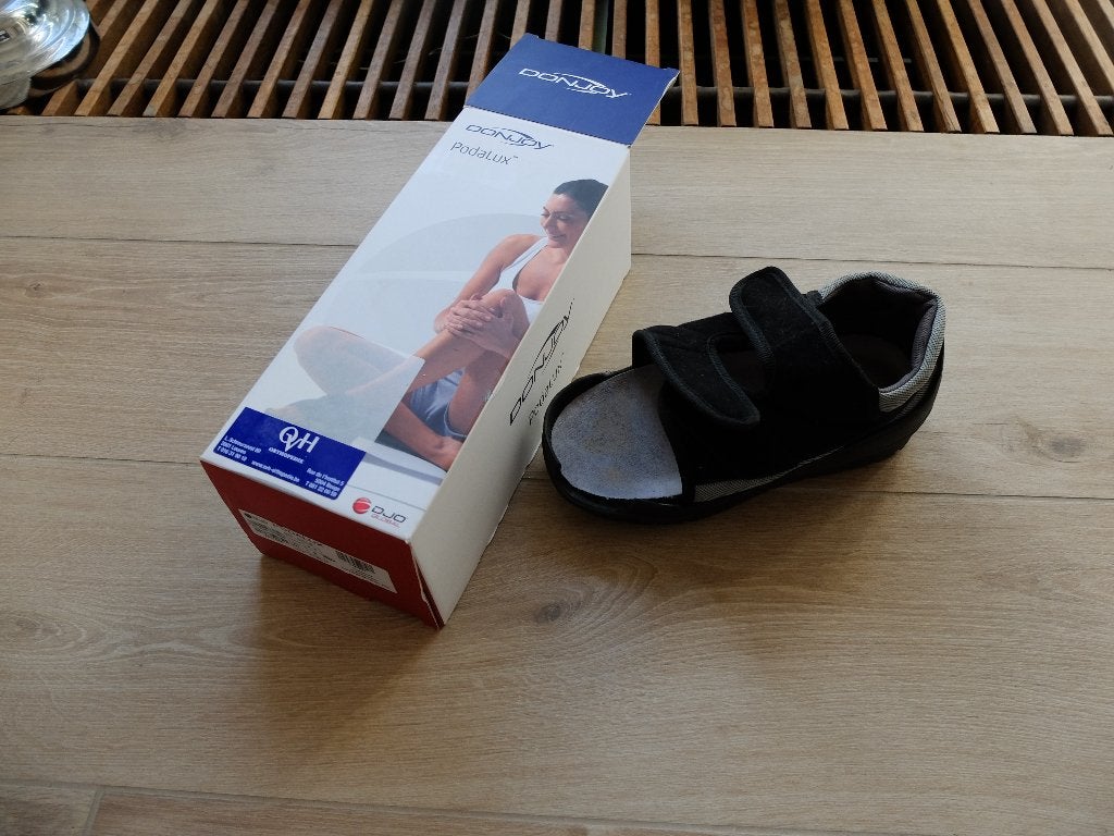 2 chaussures  post-opératoire "Podalight" de Donjoy, Divers, Matériel Infirmier, Enlèvement ou Envoi, Utilisé