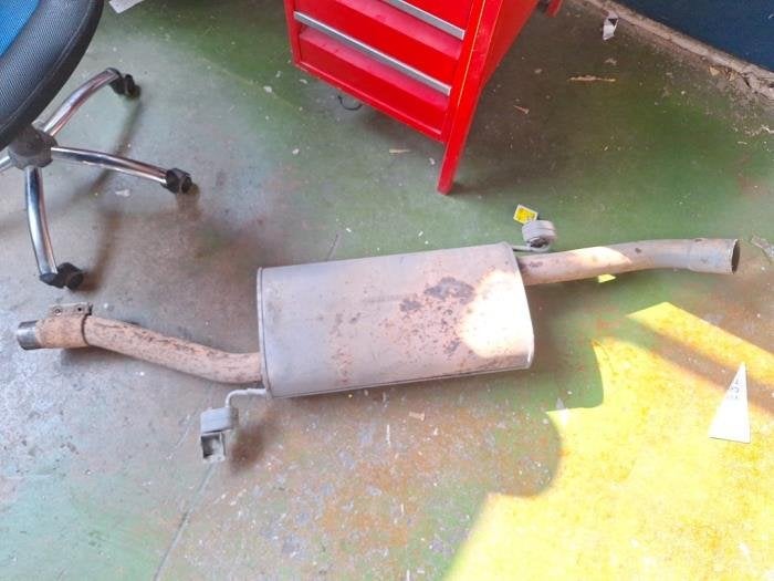 Echappement silencieux arrière + central d'un Volkswagen Cr, Volkswagen, -, 3 mois de garantie, Utilisé
