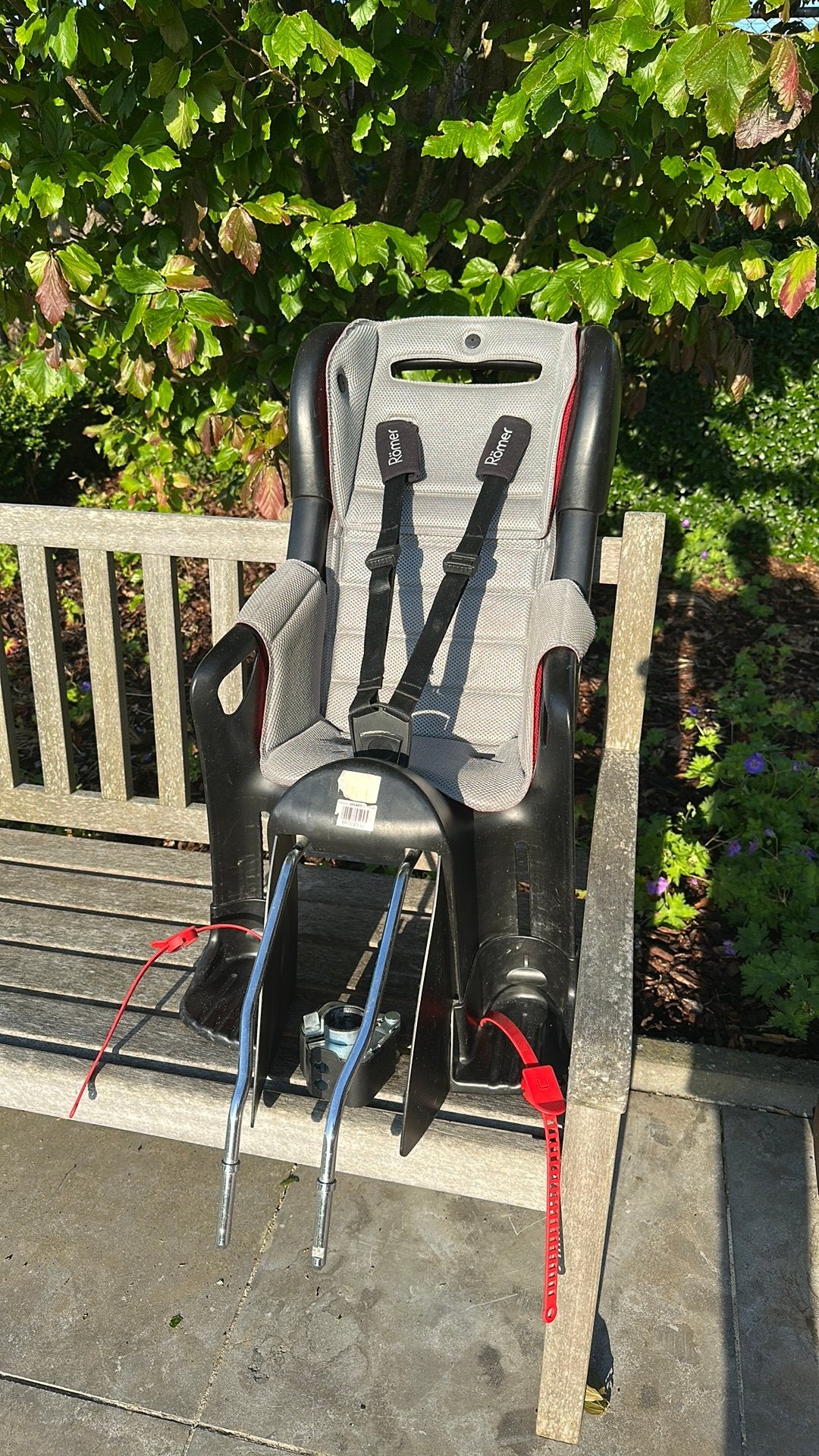 Fiets kinderzitje - Römer Jockey Comfort - 9 tem 22kg, Ophalen, Achterzitje, Voetsteuntjes, 9 t/m 18 kg