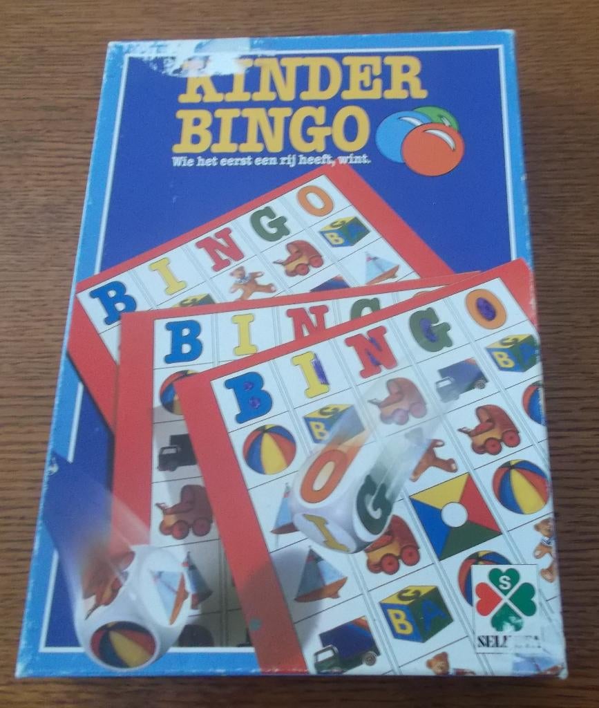 Kinderbingo / Selecta, Hobby & Loisirs créatifs, Jeux de société | Jeux de plateau, Utilisé, 1 ou 2 joueurs, Trois ou quatre joueurs