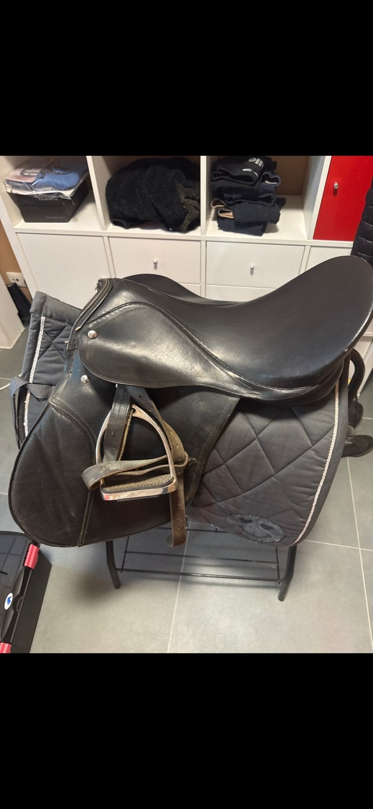 Veelzeigheids zadel, Animaux & Accessoires, Chevaux & Poneys | Couvertures & Couvre-reins, Enlèvement, Utilisé