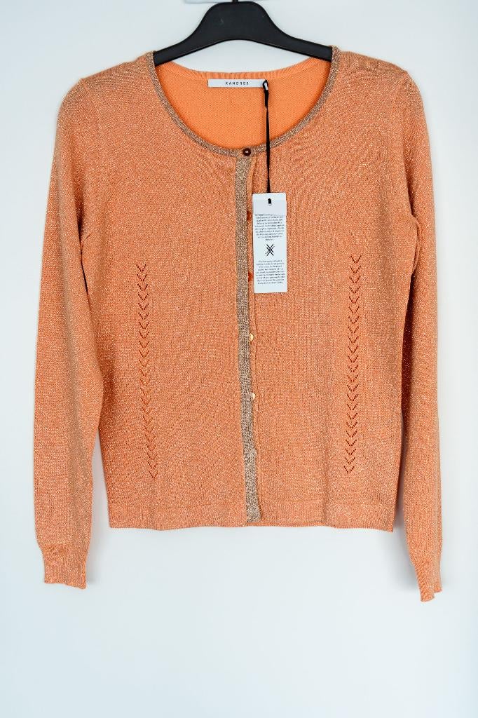 Cardigan, merk Xandres, NIEUW, maat XS, Kleding | Dames, Truien en Vesten, Verzenden, Nieuw, Oranje, Maat 34 (XS) of kleiner