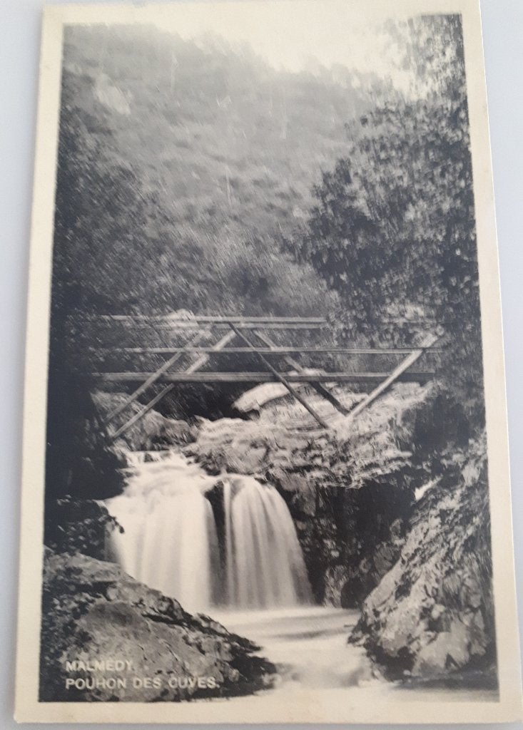 CartePost. ancienne MALMEDY Pouhon Des Cuves 1932 Ref.E100, Enlèvement ou Envoi, 1920 à 1940, Affranchie, Liège