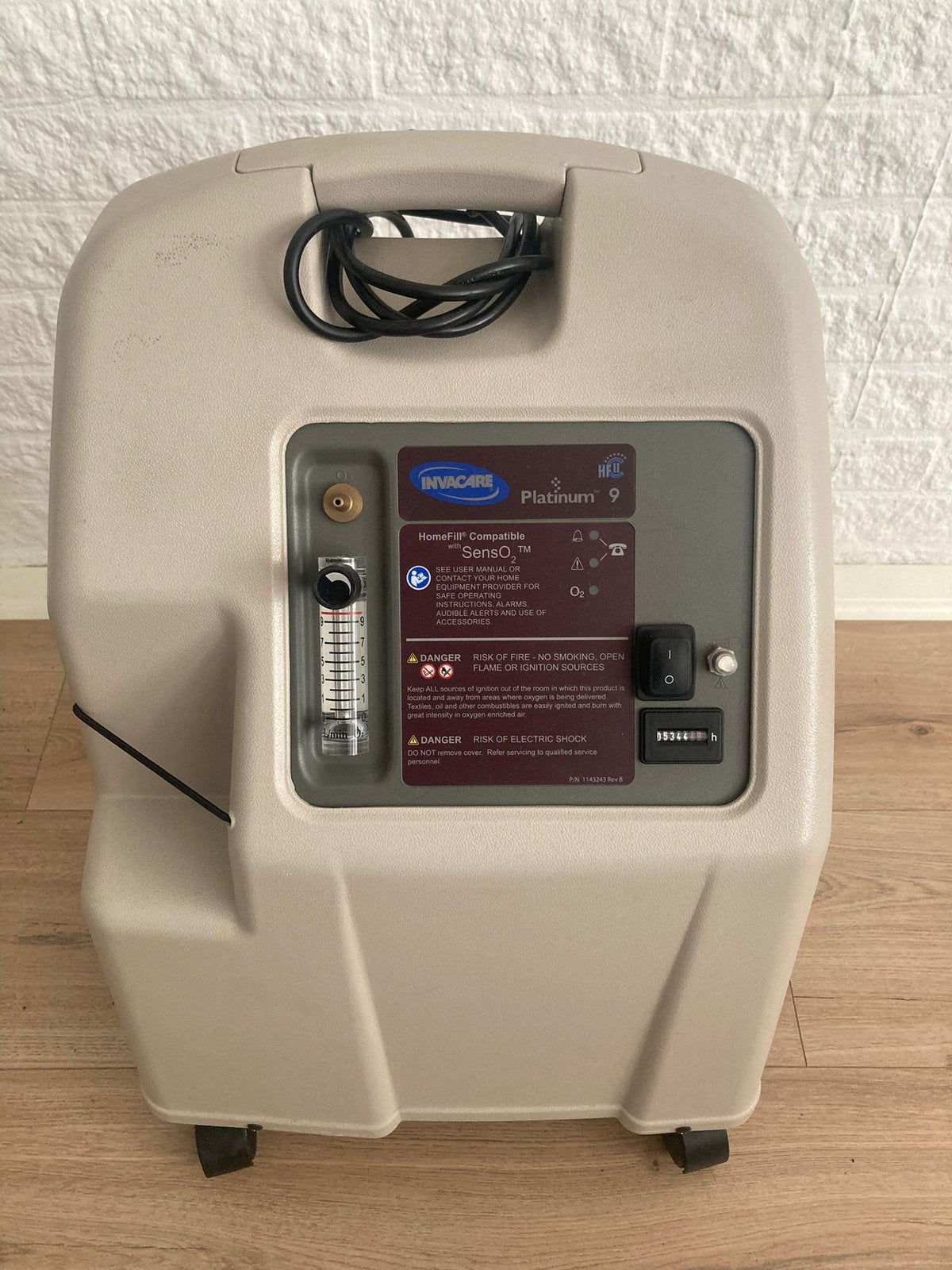 Concentrateur d'oxygène à haut débit Invacare Platinum 9, Enlèvement ou Envoi, Comme neuf