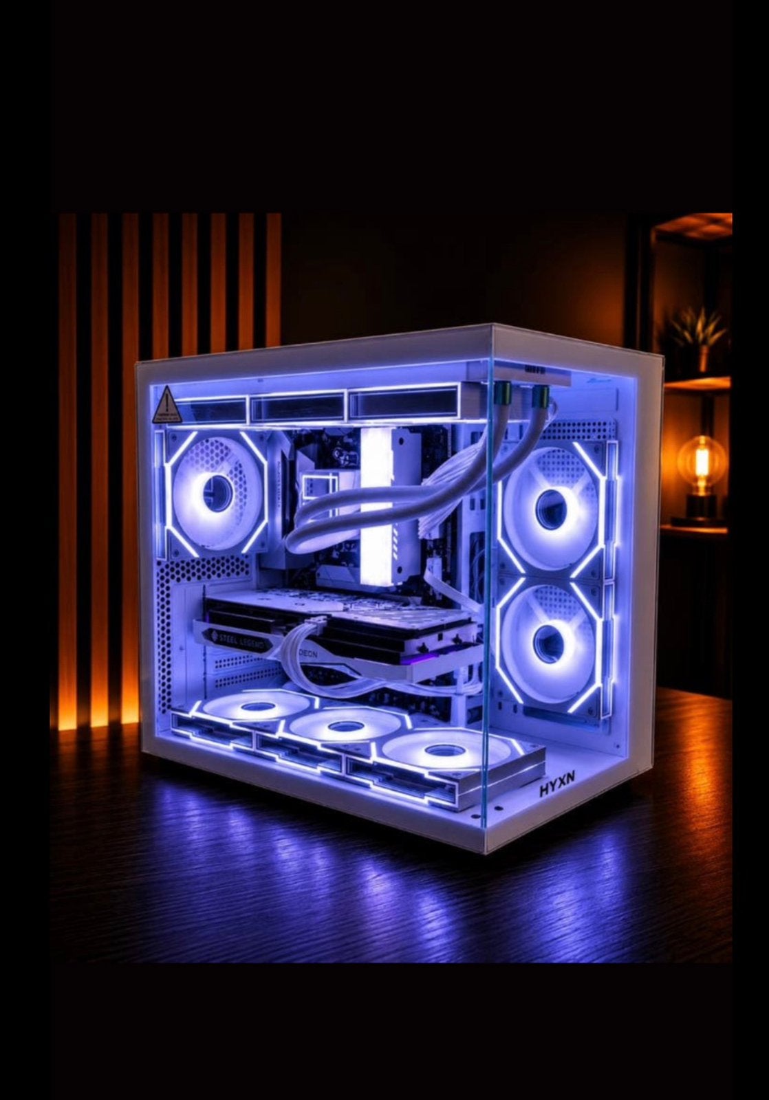 White Gaming PC Ryzen 5 5600X + RX 7600 | 32GB RAM | 1TB SSD, Enlèvement ou Envoi, Comme neuf, Gaming, SSD