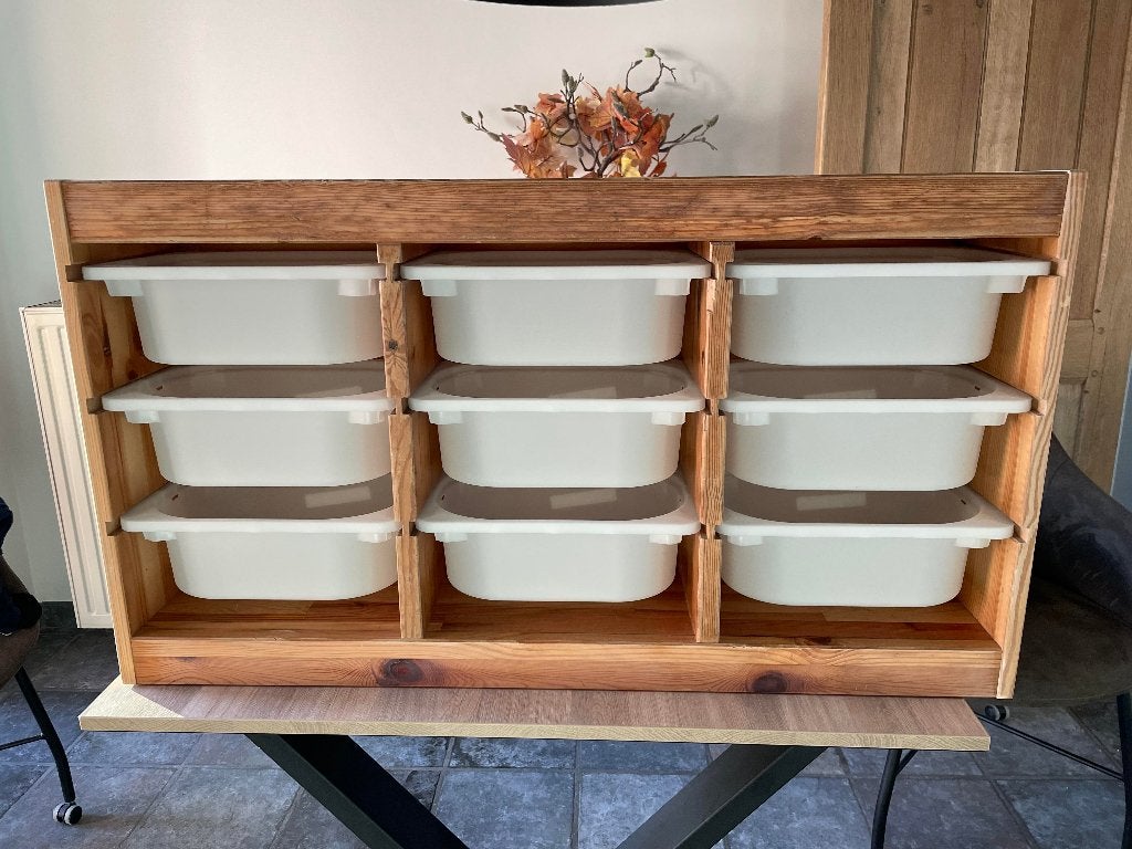 ikea trofast kastje met 9 kleine witte bakjes, Enlèvement