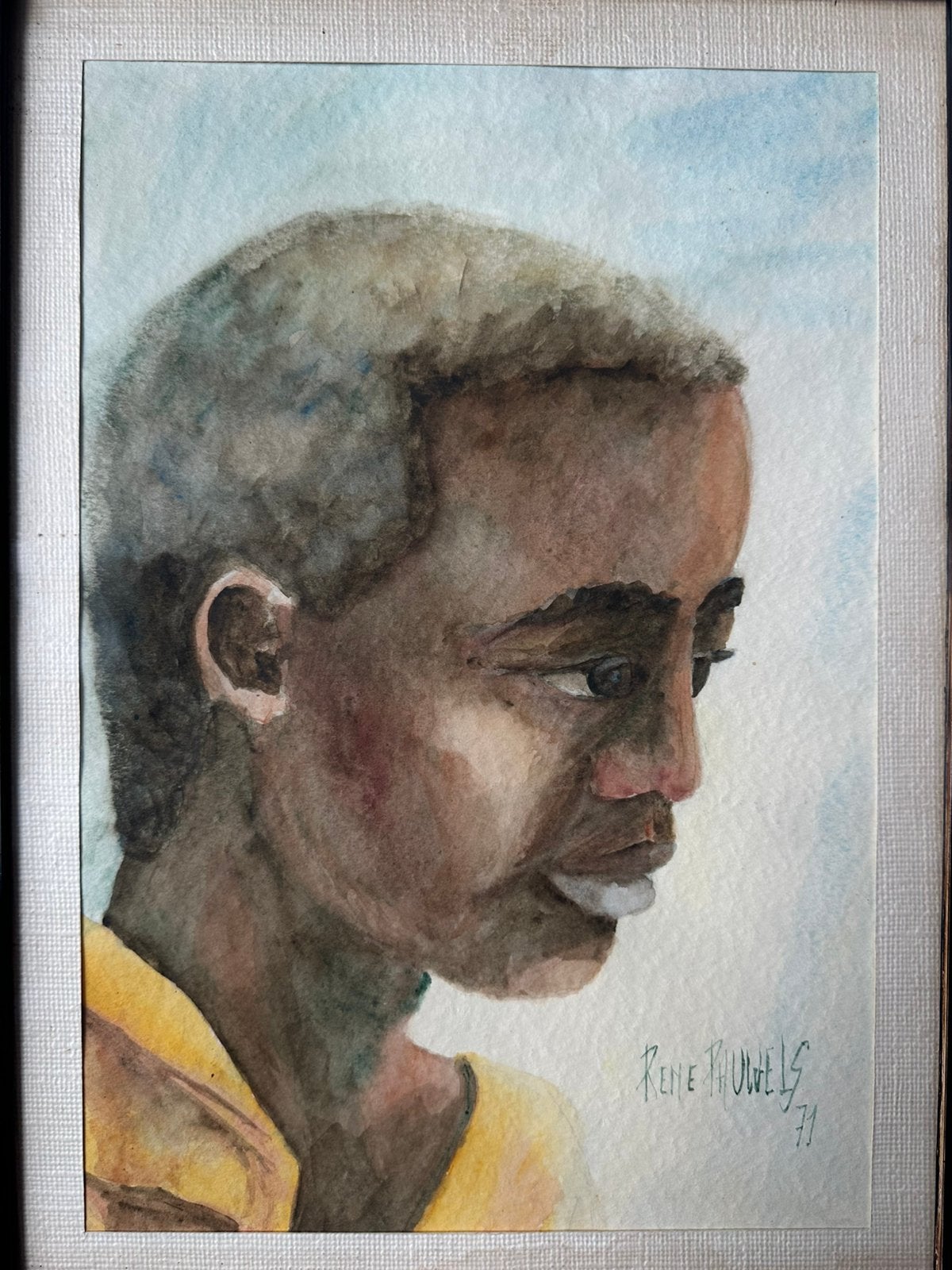 René Pauwels (1933) – Originele aquarel, Antiek en Kunst, Ophalen of Verzenden