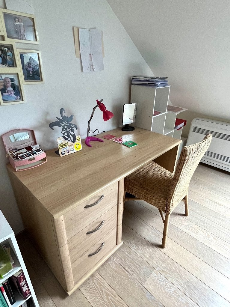 Bureau, Maison & Meubles, 132 cm, Avec tiroirs, Enlèvement, Utilisé