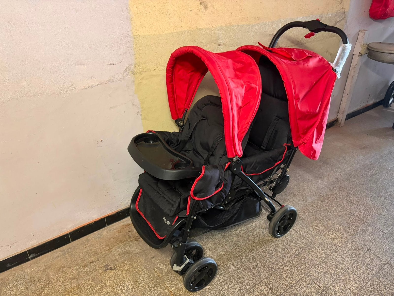 Duo-kinderwagen, Ophalen, Zo goed als nieuw