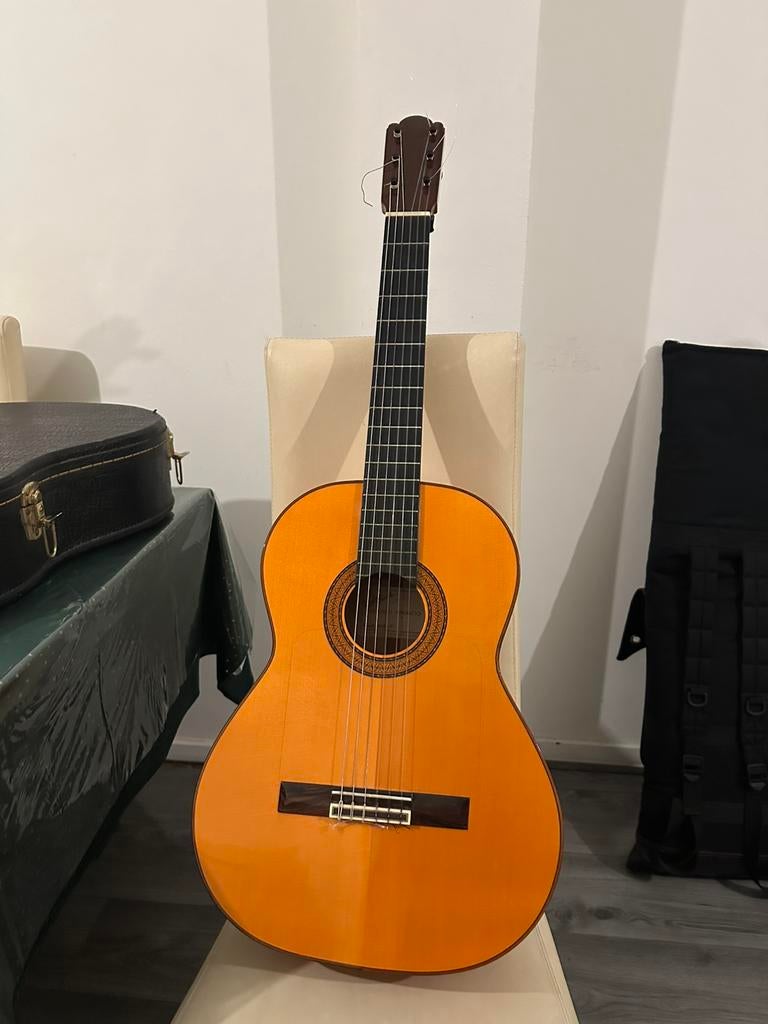 Handgemaakte Flamenco gitaar, Muziek en Instrumenten, Snaarinstrumenten | Gitaren | Akoestisch, Ophalen, Zo goed als nieuw, Klassieke of Spaanse gitaar