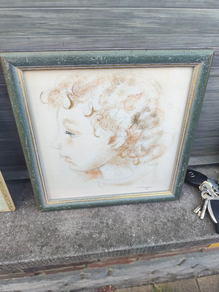 Dessin, Antiquités & Art, Enlèvement ou Envoi, Dessin