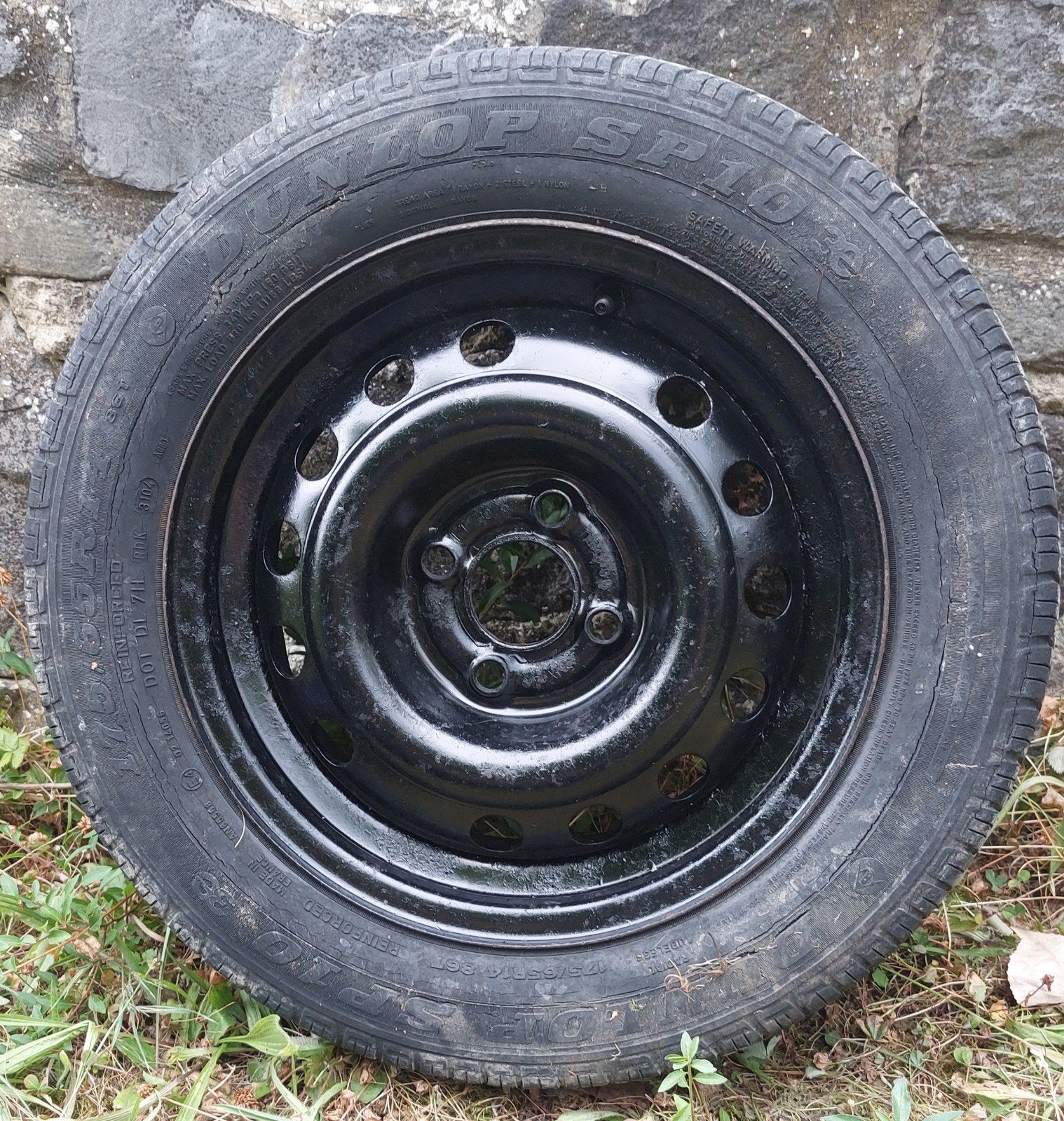 Velg van 14" 4x100 plaatstaal — 175/65 R14, Ophalen, 14 inch, Gebruikt, 175 mm