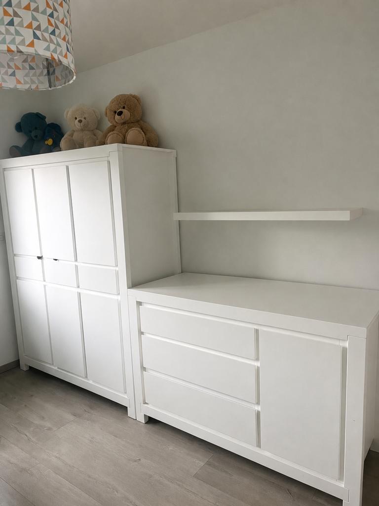 Prachtige complete kinderkamer – zeer nette staat – wit, Kinderen en Baby's, Ophalen, Gebruikt