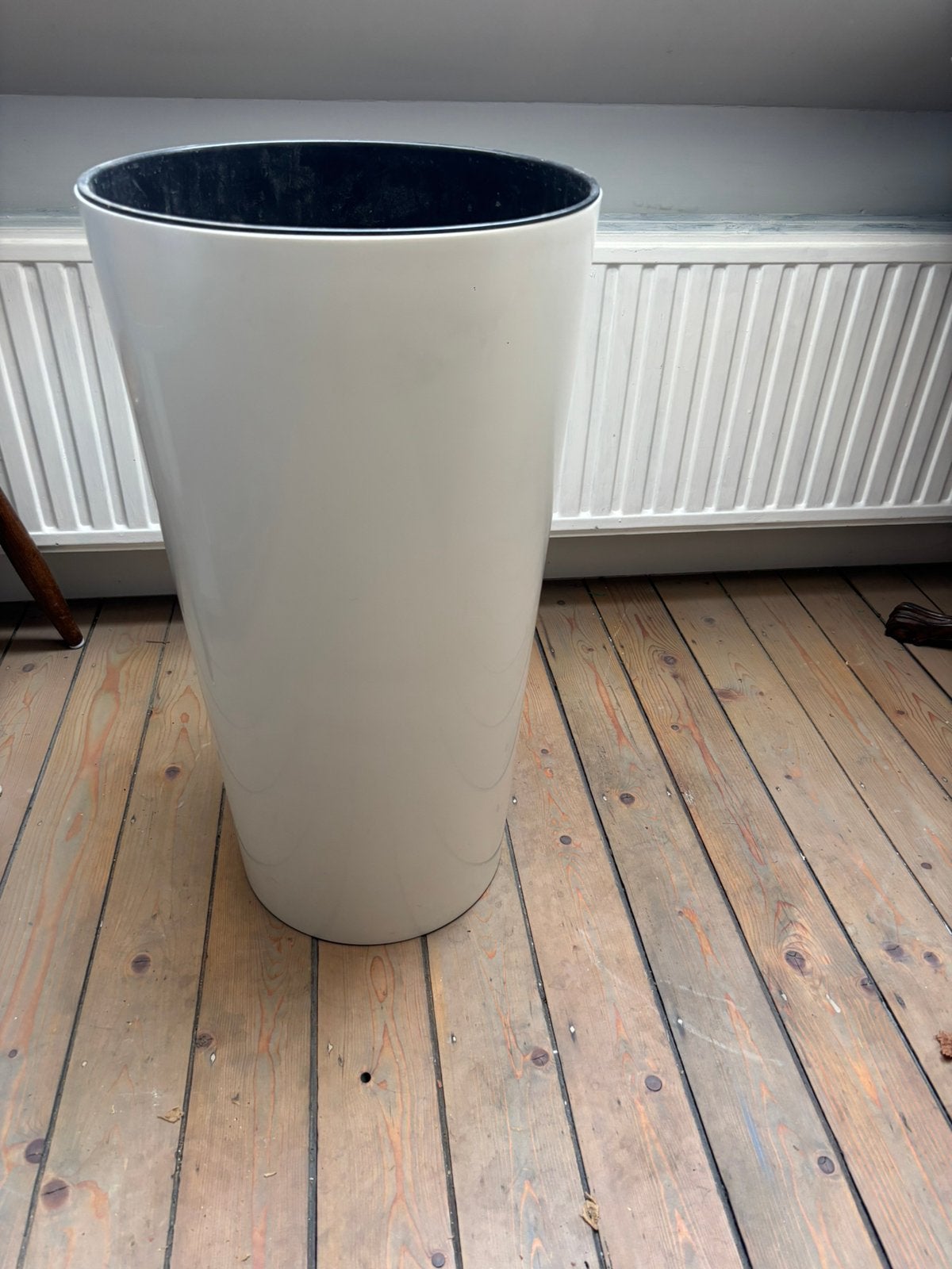 Grote hoge IKEA-bloempot met binnenpot – 75 cm, Ophalen, Zo goed als nieuw