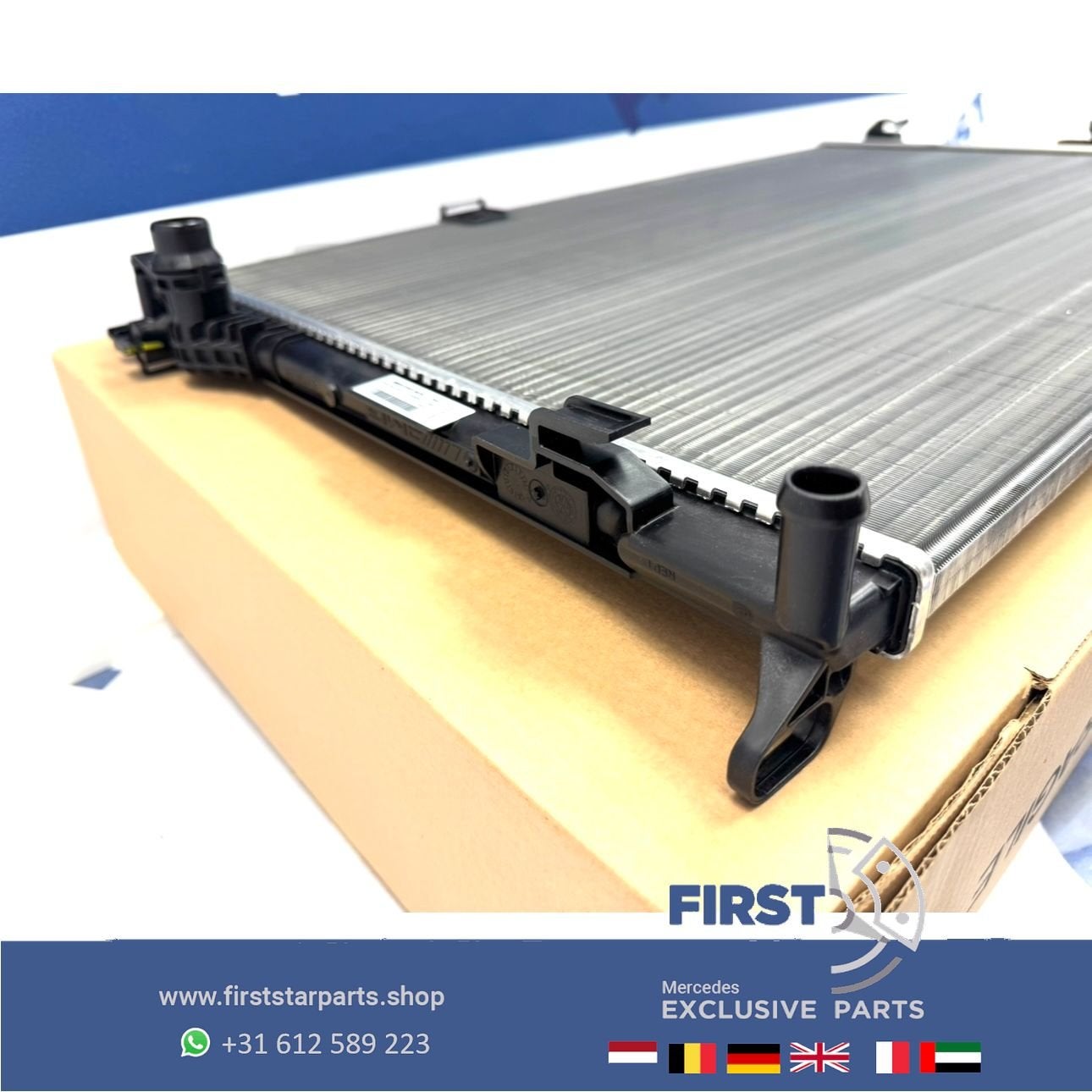 A0995005801 RADIATEUR ORIGINEEL MERCEDES W177 A45 W118 CLA45, Gebruikt, -, Ophalen of Verzenden, -