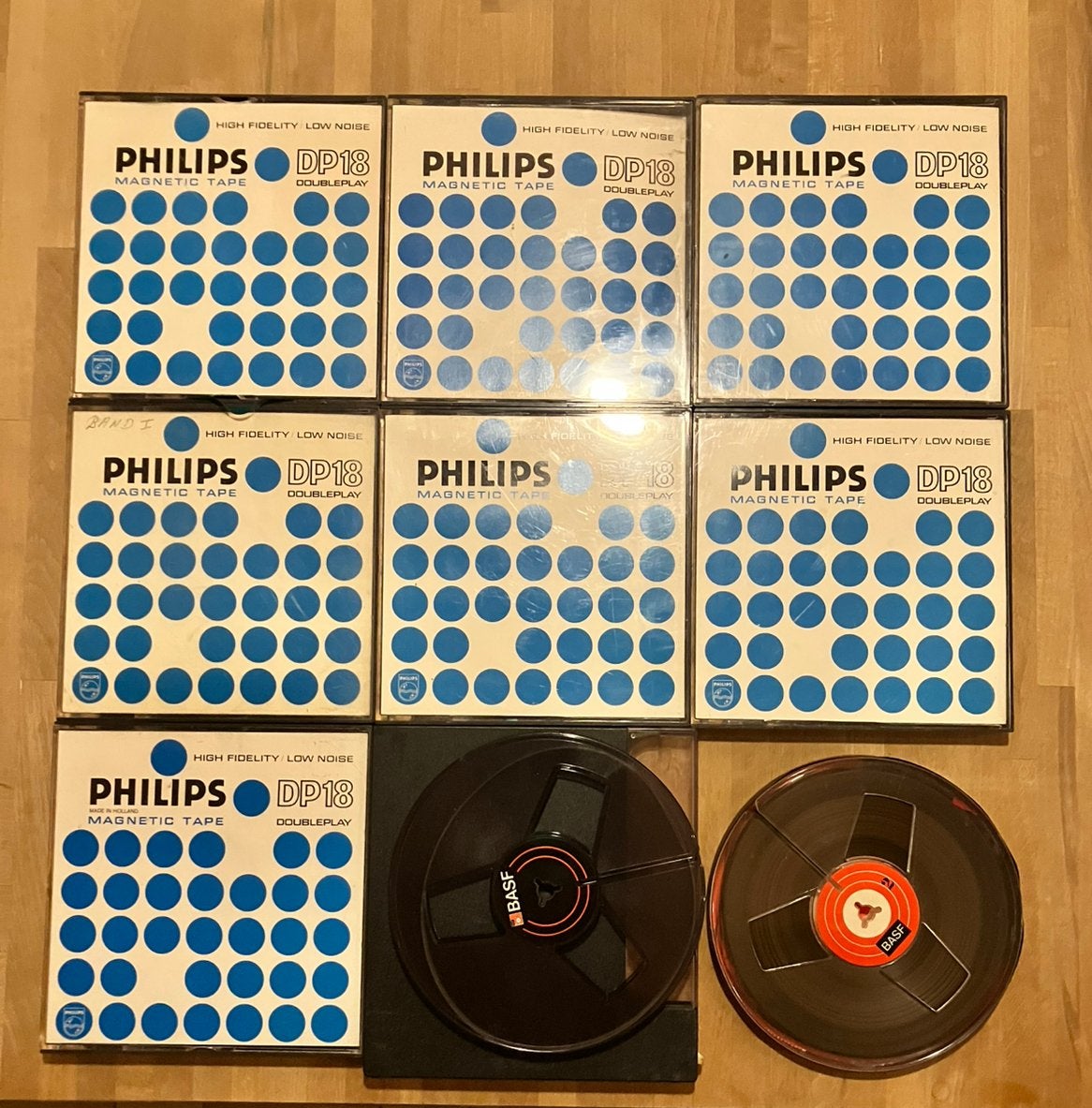 Tapes 18 cm / 8 + 1 lege, Enlèvement ou Envoi