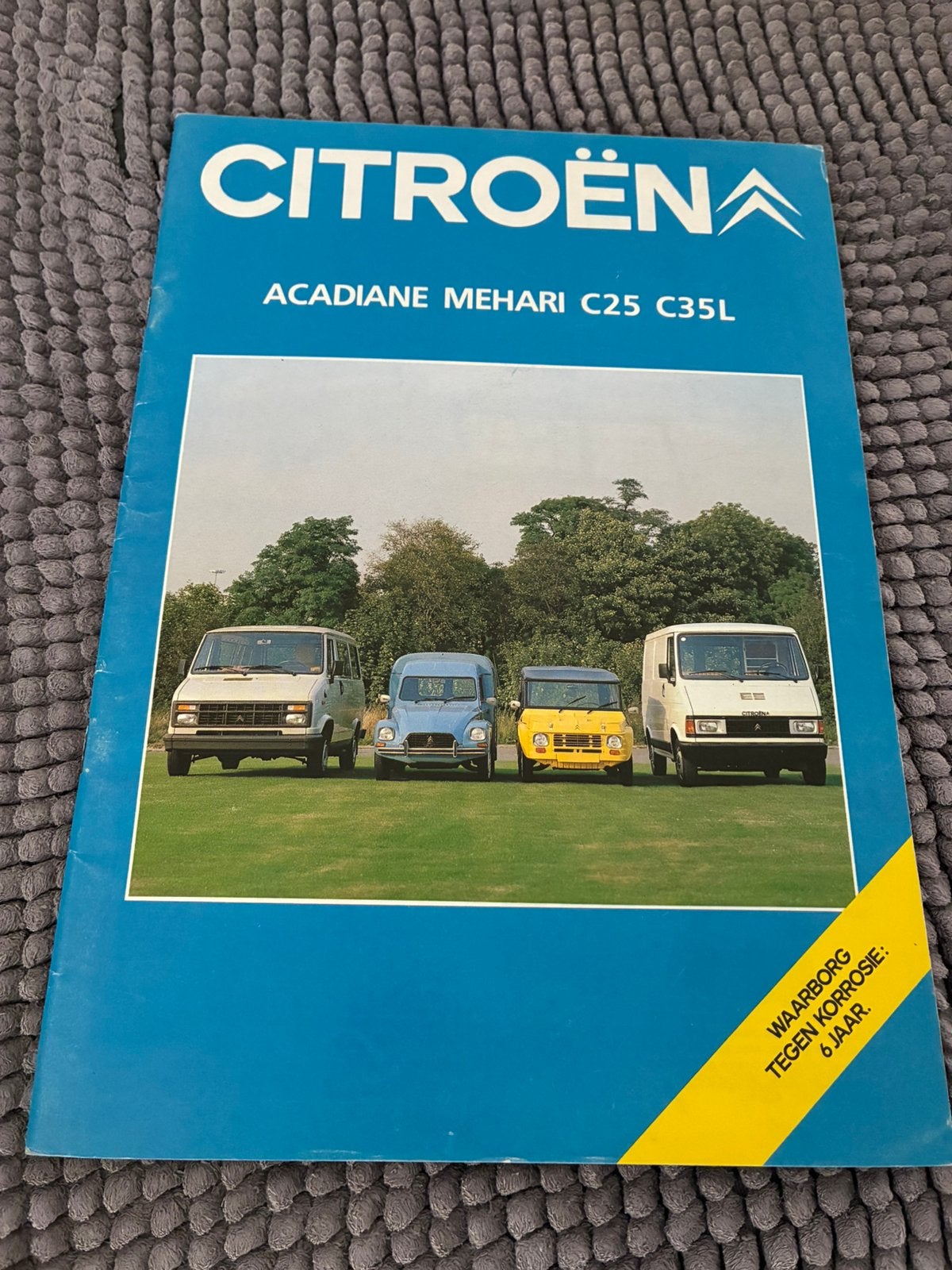 catalogue Citroën acadiane méhari c25 c35, Ophalen, Zo goed als nieuw, Citroën