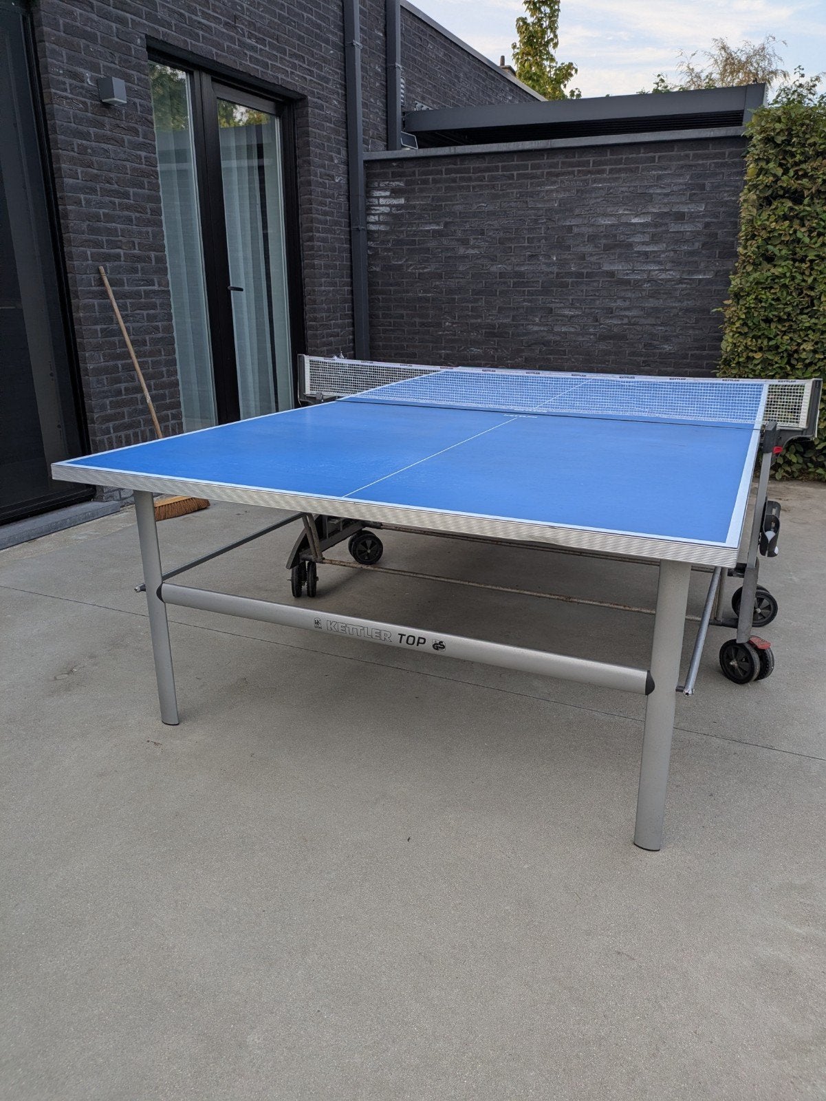 Ping Pong tafel Kettler, Ophalen, Gebruikt, Tafel Outdoor, Inklapbaar