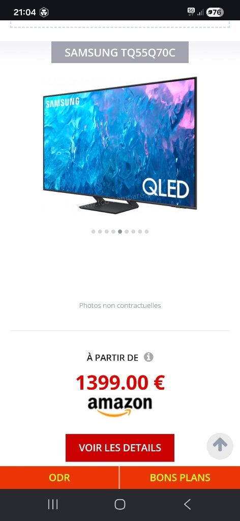 Samsung, TV, Hi-fi & Vidéo, Télévisions, Neuf, QLED, 120 Hz, Enlèvement