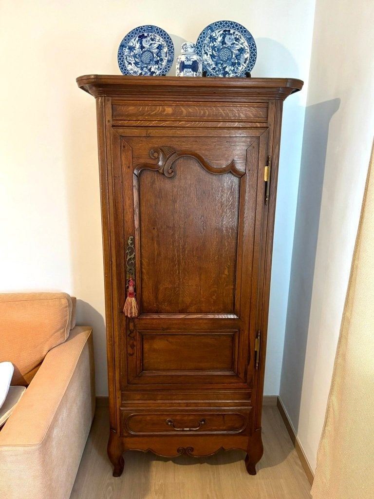 Authentieke antieke eikenhouten motorkap - Louis XV-stijl, Antiek en Kunst, Ophalen