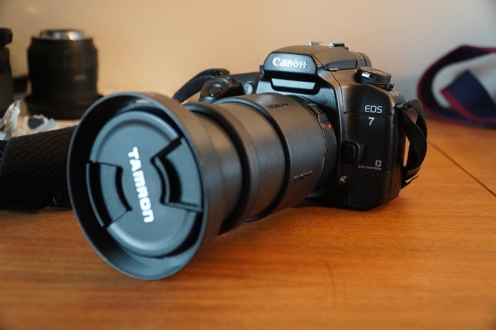 Canon EOS 7 (EOS 30) + Tamron AF 28 - 200, Ophalen, Zo goed als nieuw, Spiegelreflex, Canon