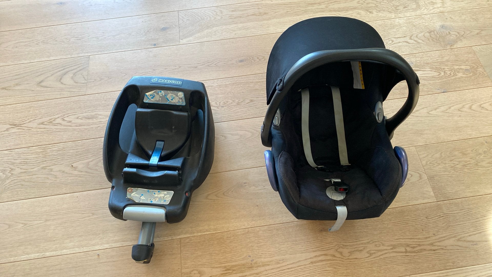 Maxi-Cosi CabrioFix met EasyFix Base en accessoires, Kinderen en Baby's, Ophalen, Gebruikt, Isofix, 0 t/m 13 kg