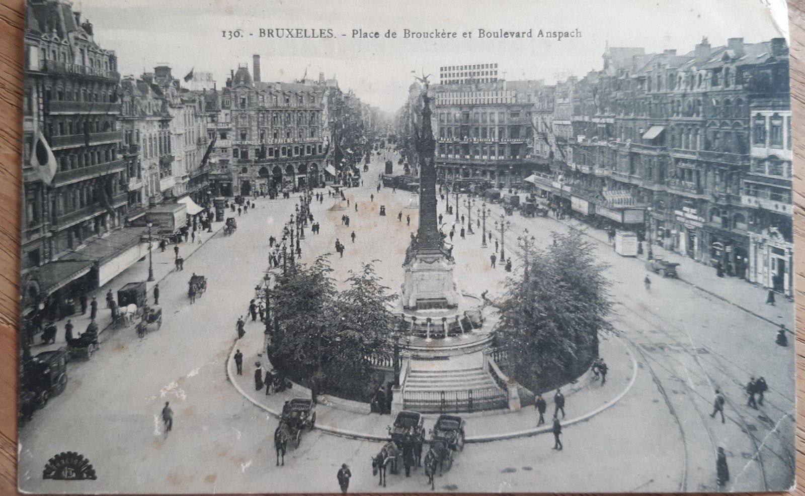 Bruxelles, place de BROUCKERE, panorama de la place, Enlèvement ou Envoi