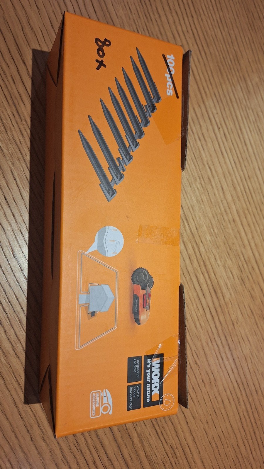Boîte de 80 piquets de fixation Worx Landroid (WA0179), Jardin & Terrasse, Enlèvement, Neuf