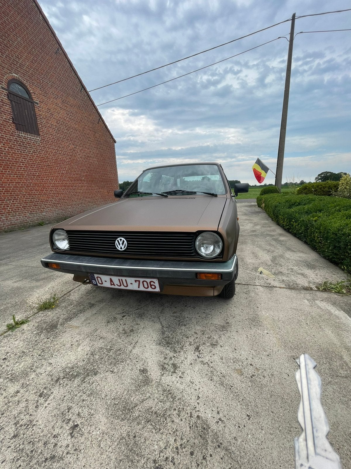 Vw polo 86c steilheck 1989, Grijs, Particulier, Polo, Te koop