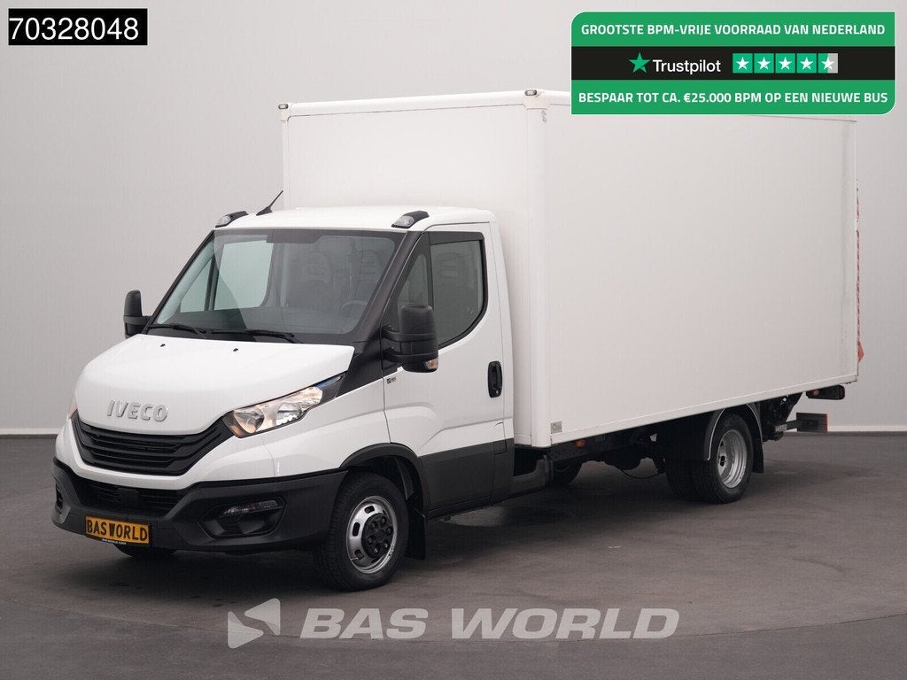 Iveco Daily 35C16 Laadklep Dubbellucht 160PK Bakwagen Airco, Auto's, Bestelwagens en Lichte vracht, Stof, Gebruikt, Euro 6, Iveco