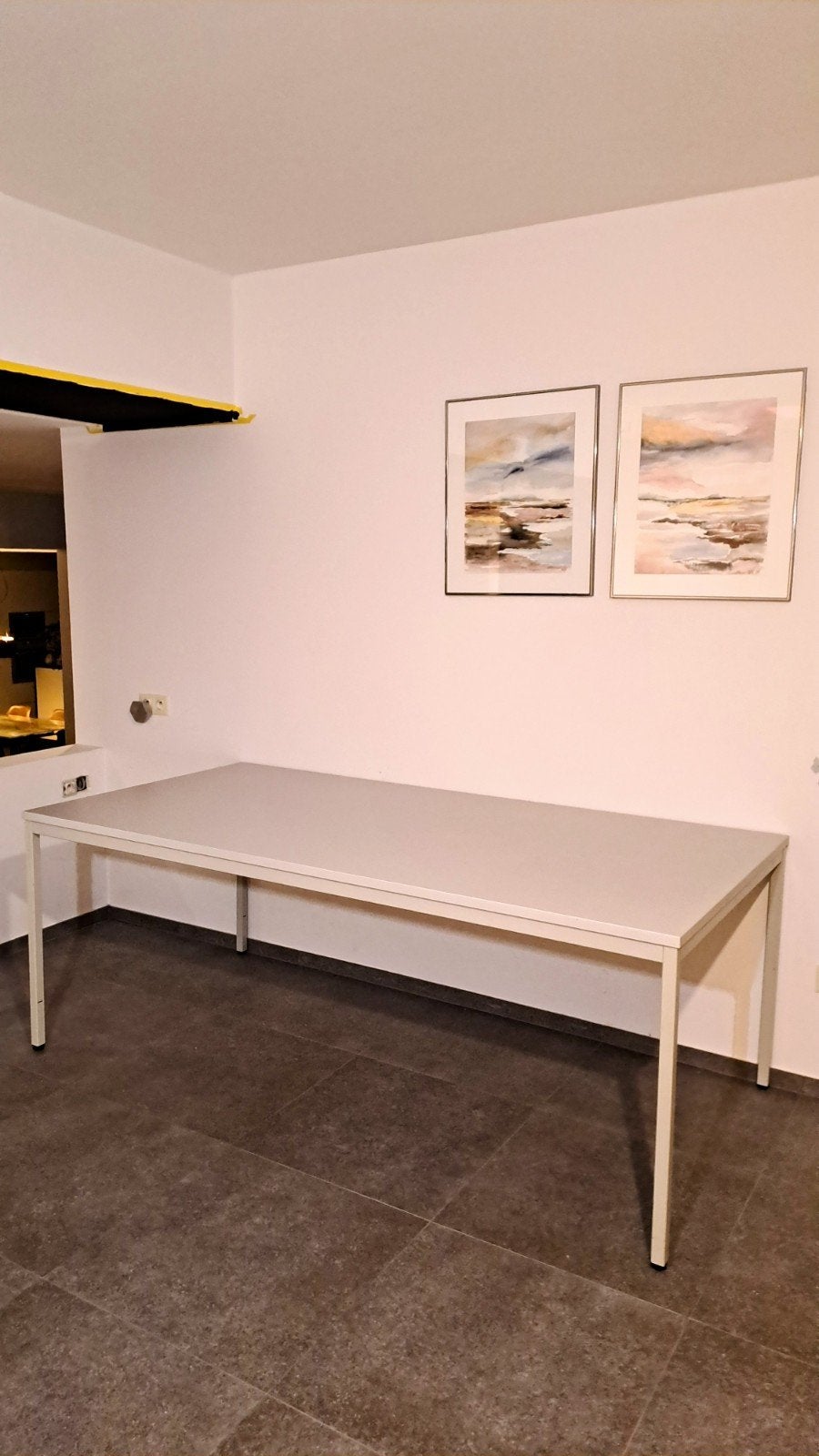 Degelijke bureautafel of vergadertafel / eettafel 200x100, Huis en Inrichting, Bureaus, Ophalen