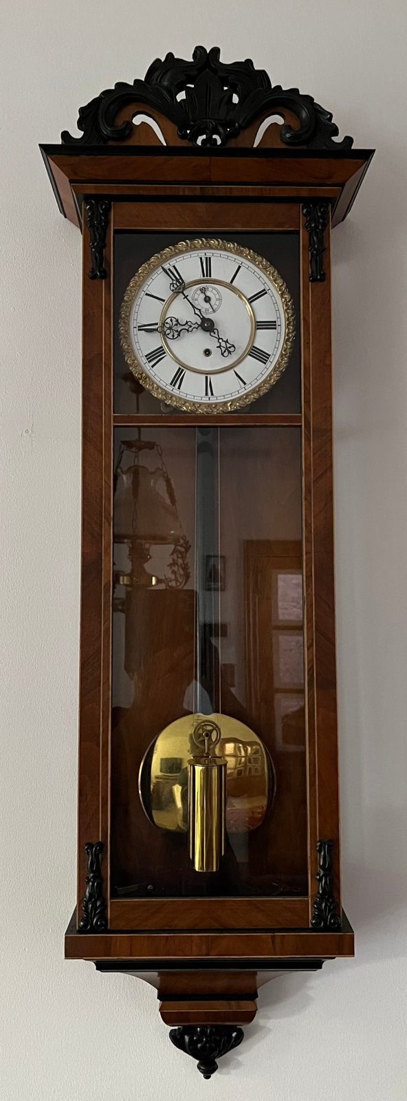 Antieke Weense regulateur, Ophalen