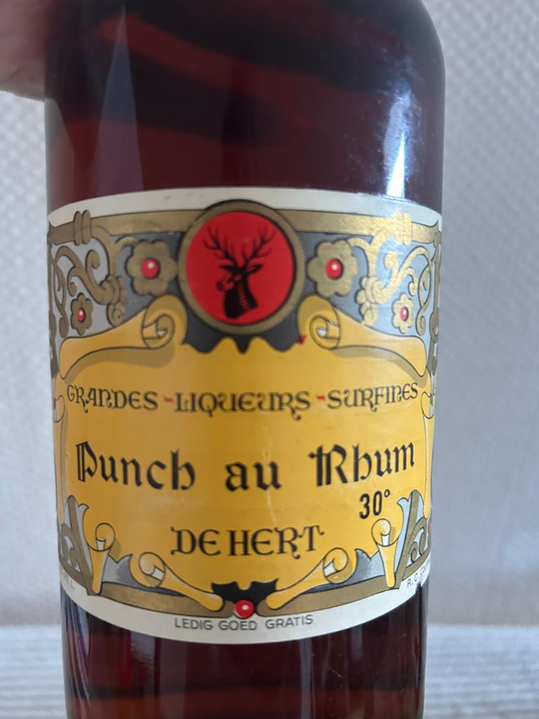 Punch au Rum De Hert (ongeopend), Ophalen, Nieuw