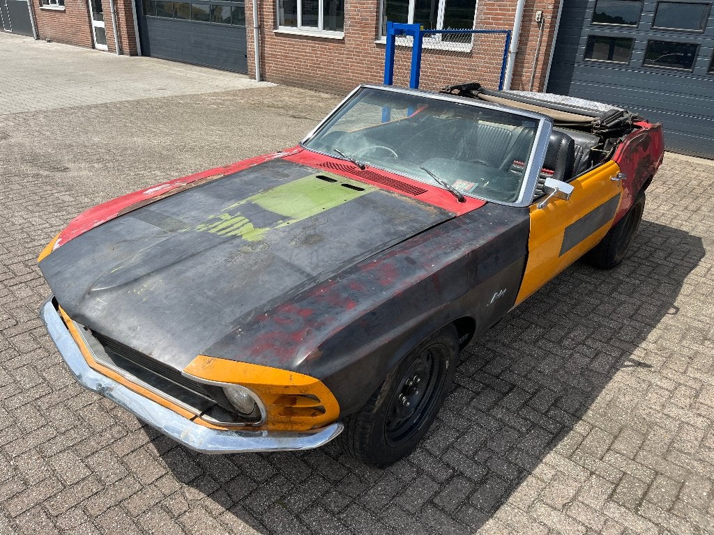 Ford Mustang V8 cabriolet 1970, Autos, Achat, Entreprise, Noir, 2 portes