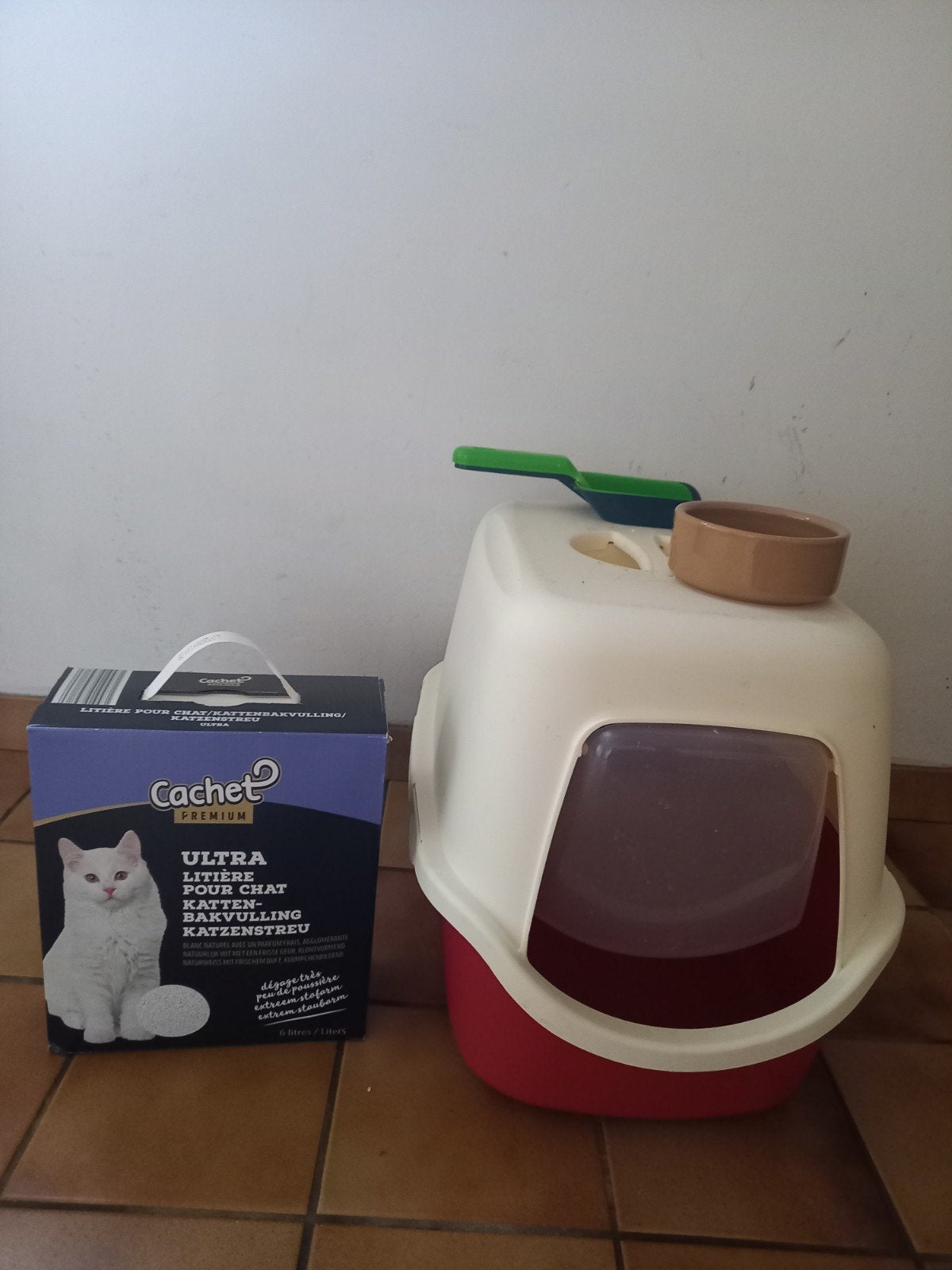 bac à litière et litière, Animaux & Accessoires, Enlèvement