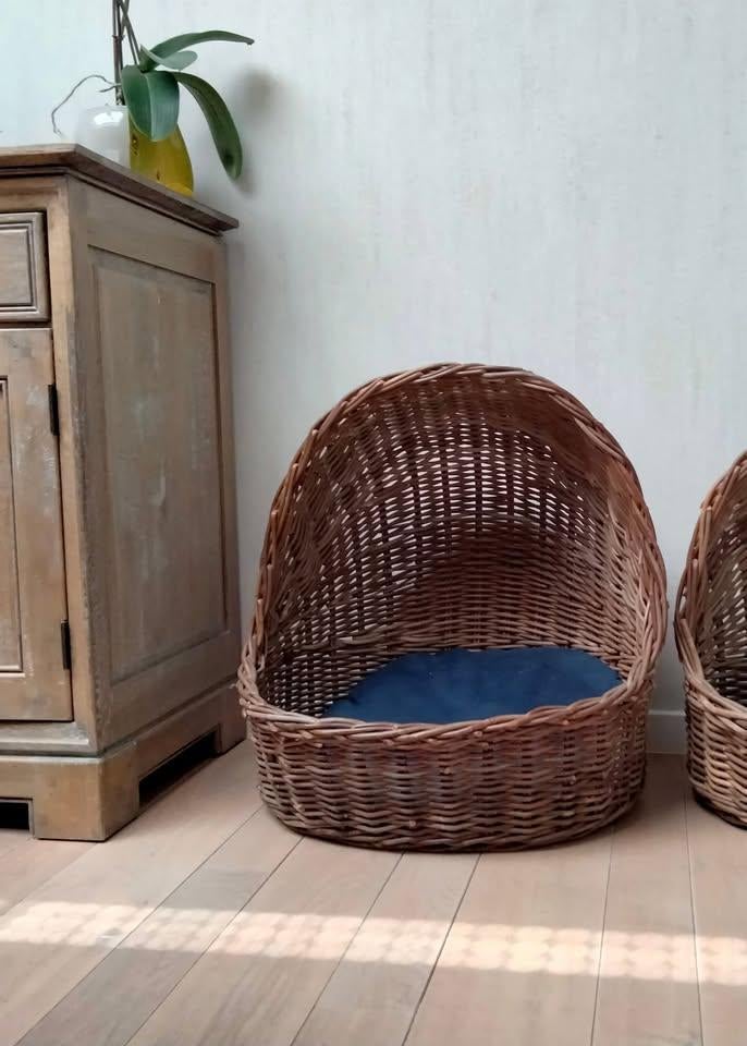 kapmand met kussen, Dieren en Toebehoren, Hondenmanden, Ophalen of Verzenden, Nieuw, Riet