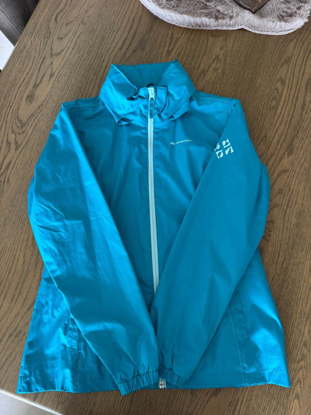 Regenjas quechua maat 14 jaar, Ophalen of Verzenden, Zo goed als nieuw
