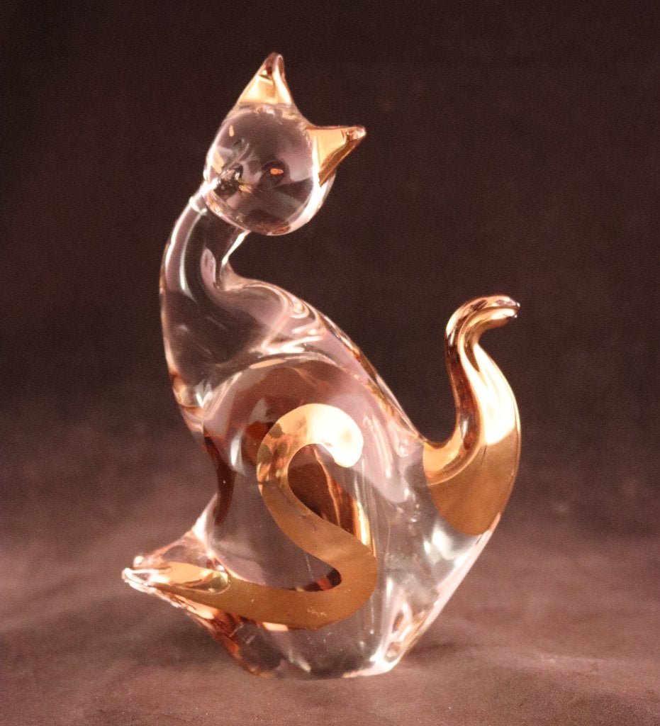 Sculpture de chat en verre de Murano, Enlèvement ou Envoi