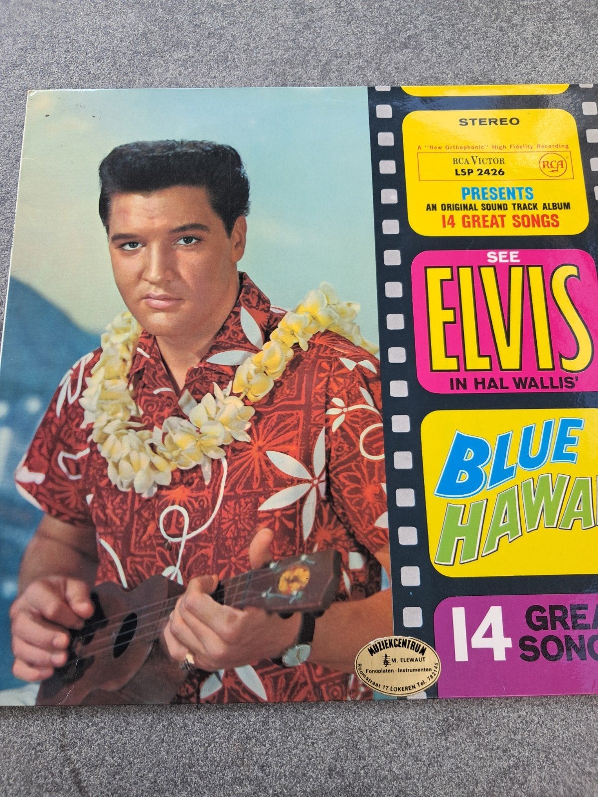 Lp Elvis Presley, Cd's en Dvd's, Gebruikt, 12 inch, 1960 - 1969, Fotohoes