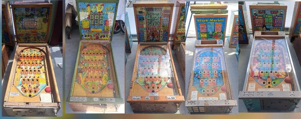 Bally 5 bingo (flipper)kasten voor opmaak of onderdelen., Collections, Mécanique, Pièces ou Jeu en panne, Bally, Enlèvement
