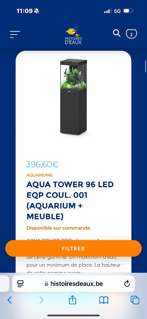 Aquarium Aquatlantis Aqua, Ophalen, Gebruikt, Aquariummeubel, Aquatlantis